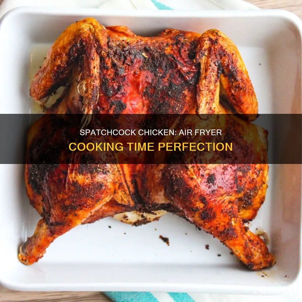 how long to cook a spatchcock chicken in air fryer