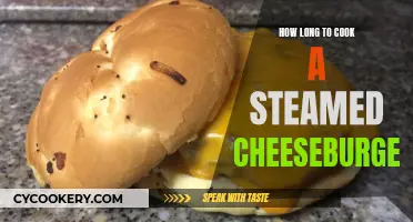 Steaming Cheeseburger: Cooking Time and Techniques