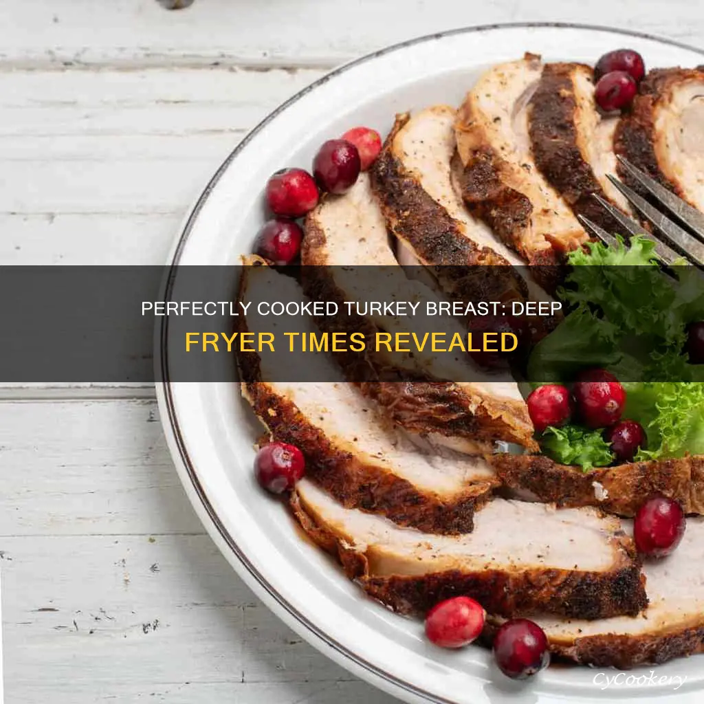 how long to cook a turkey breast in deep fryer