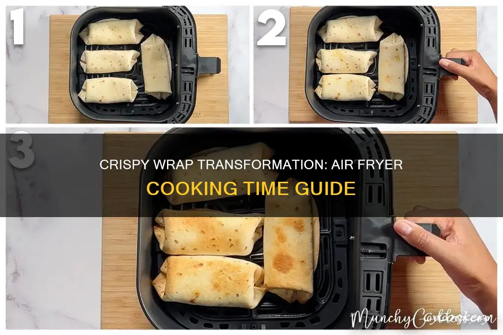 how long to cook a wrap in air fryer