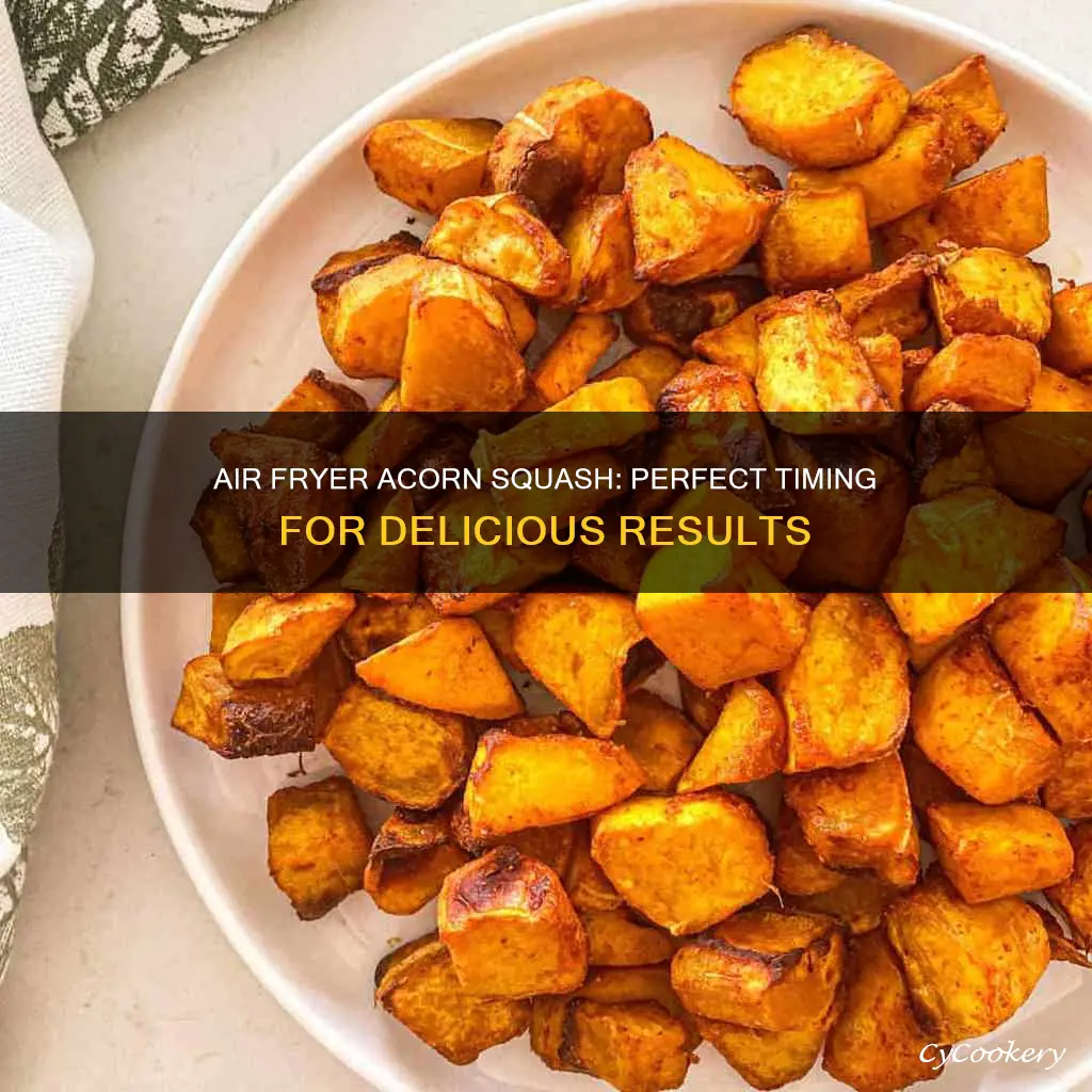 how long to cook acorn squash in the air fryer