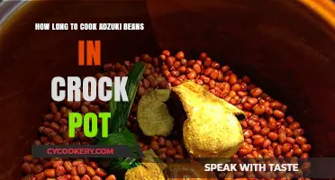 Adzuki Beans: Crock Pot Cooking Time and Tips