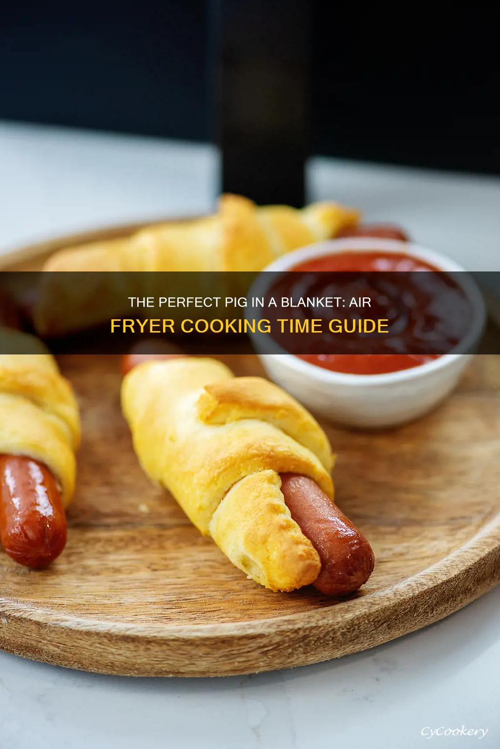 how long to cook air fryer pigs in a blanket