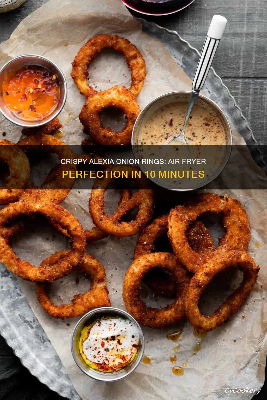 how long to cook alexia onion rings in air fryer