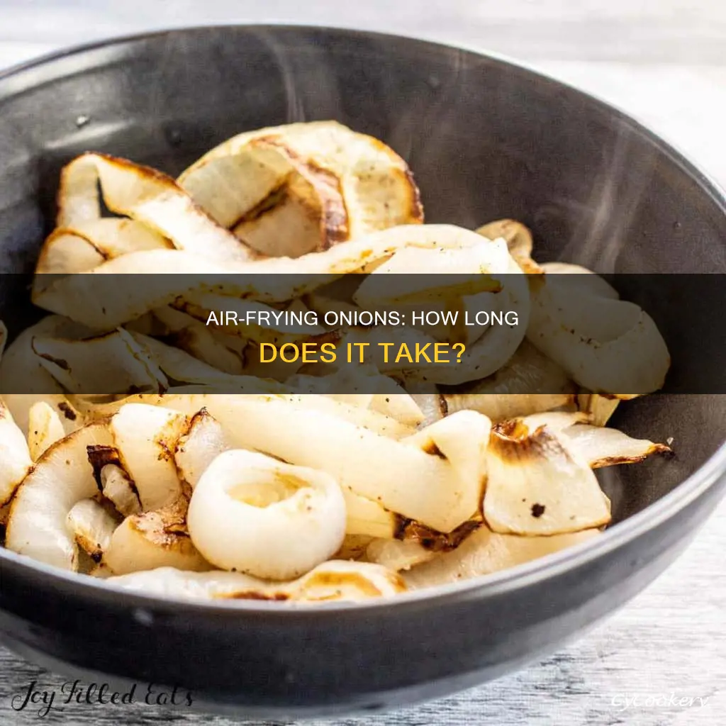 how long to cook an onion in an air fryer