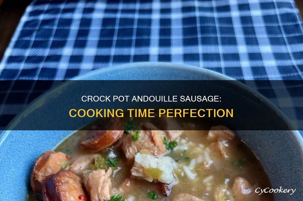how long to cook andouille sausage in crock pot