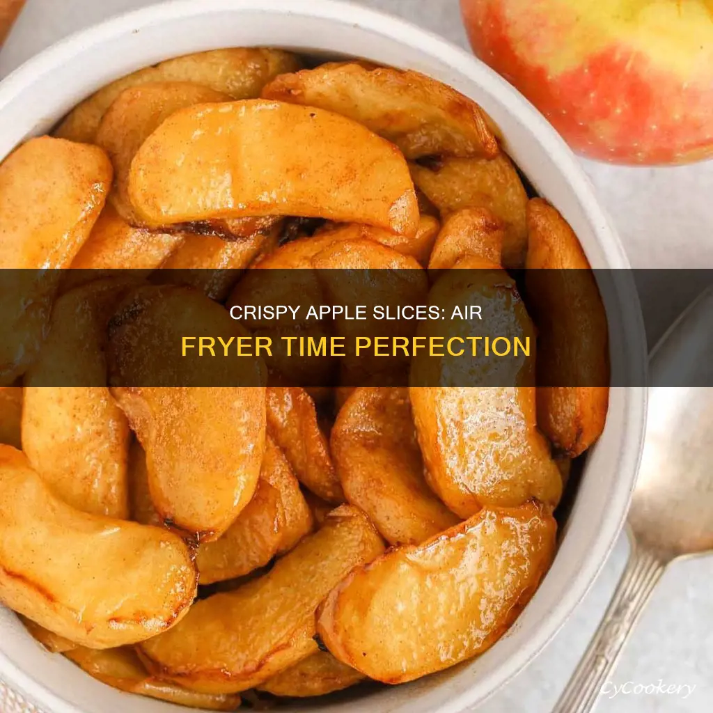 how long to cook apple slices in air fryer