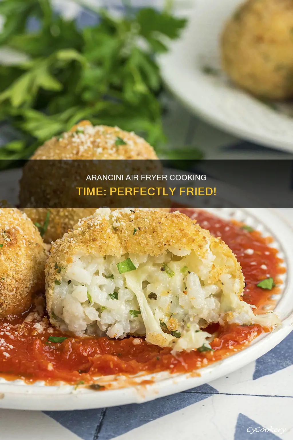 how long to cook arancini in air fryer