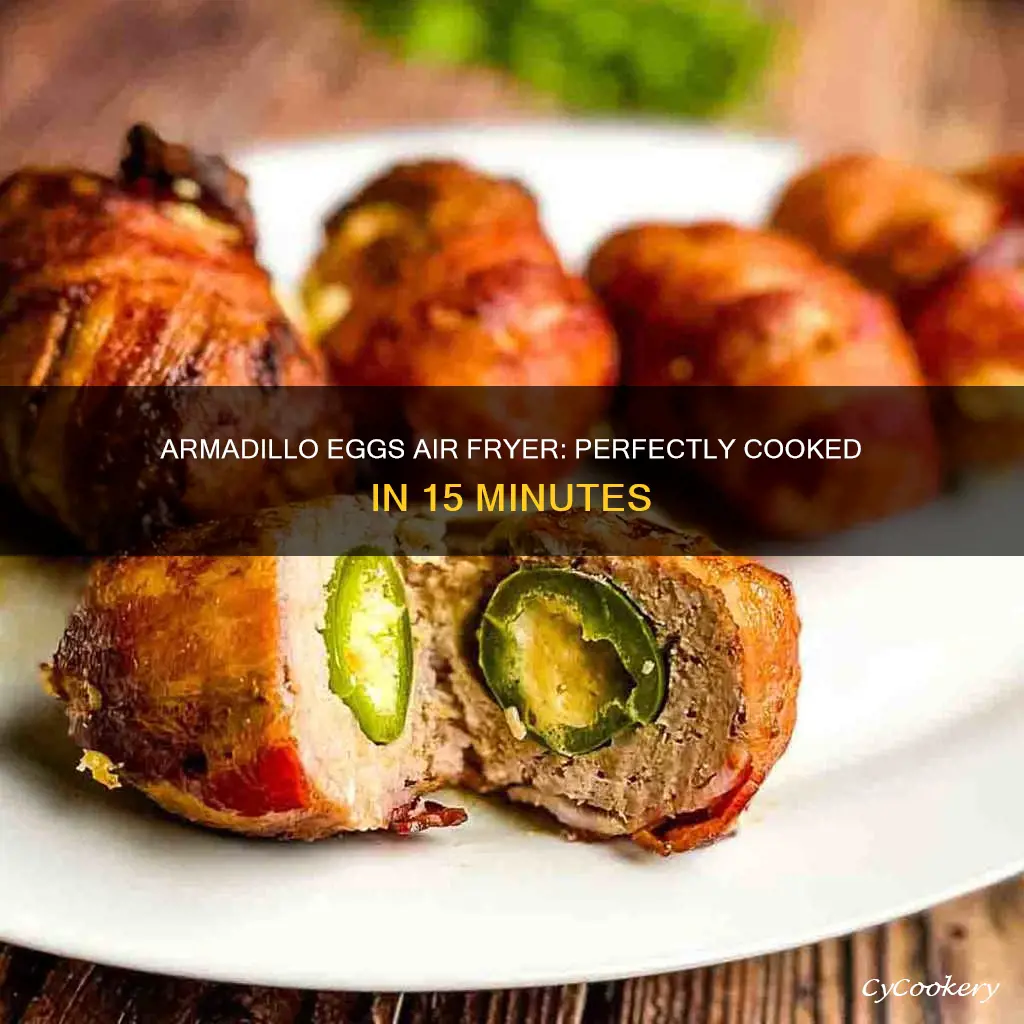 how long to cook armadillo eggs in air fryer