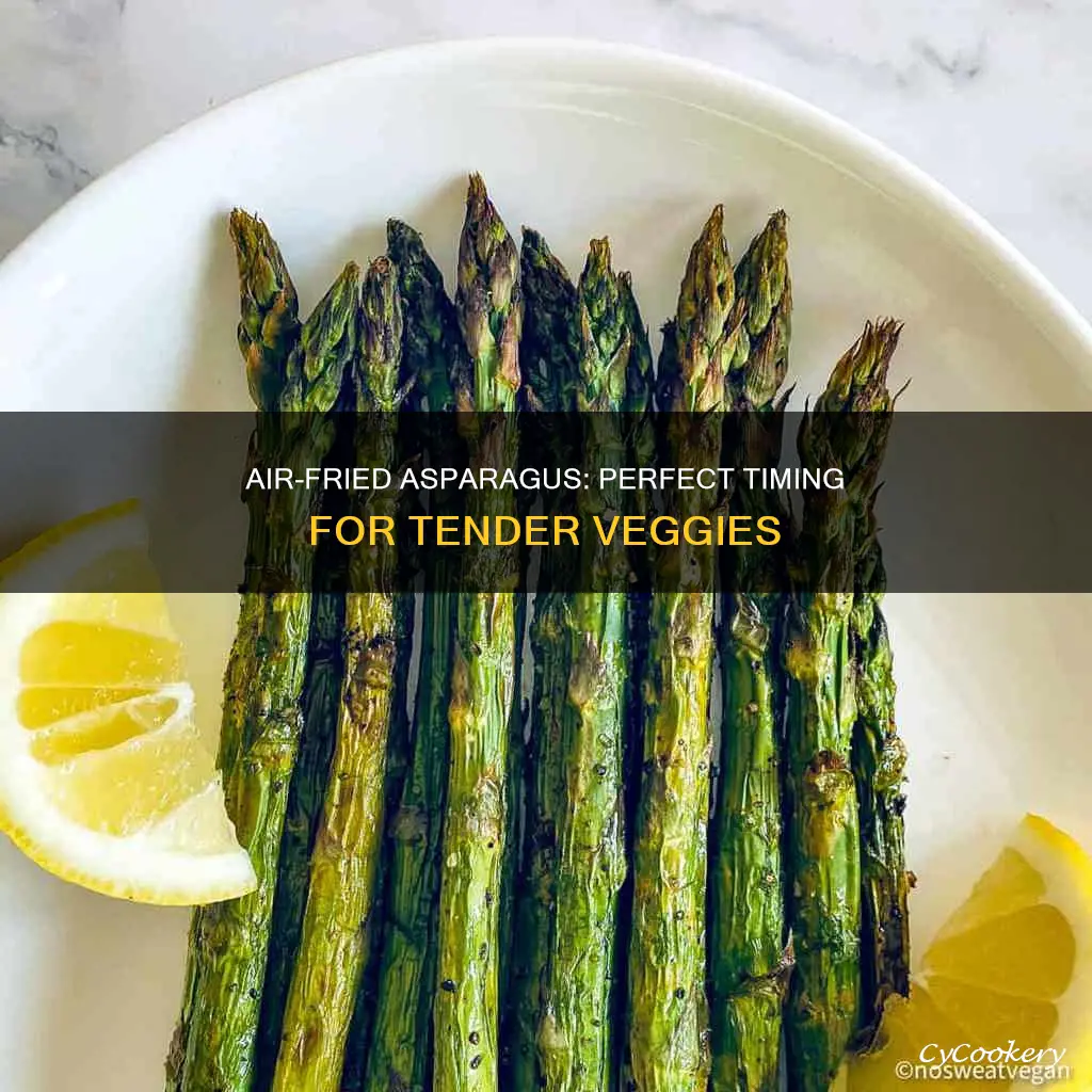 how long to cook asparagas in air fryer