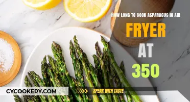 Crispy Asparagus Perfection: Air Fryer Cooking Time at 350°F