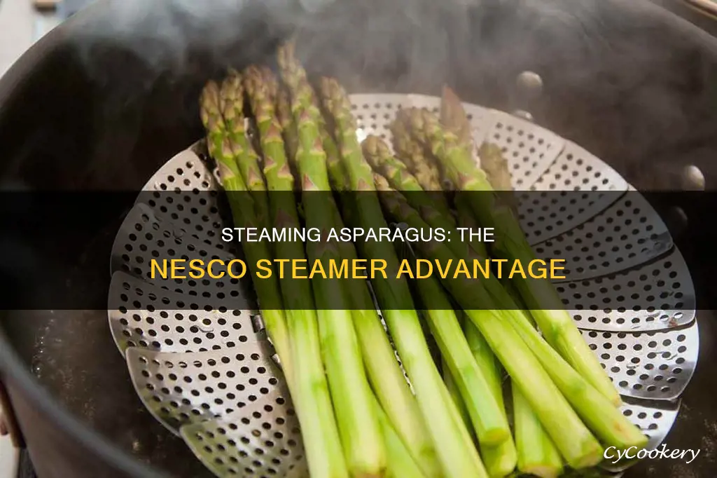 how long to cook asparagus in nesco steamer