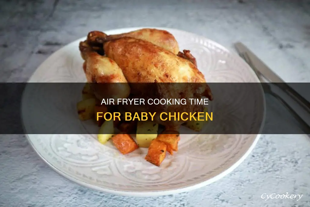 how long to cook baby chicken in air fryer