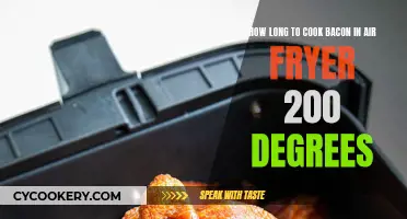 Crispy Bacon: Air Fryer Cooking Time at 200 Degrees