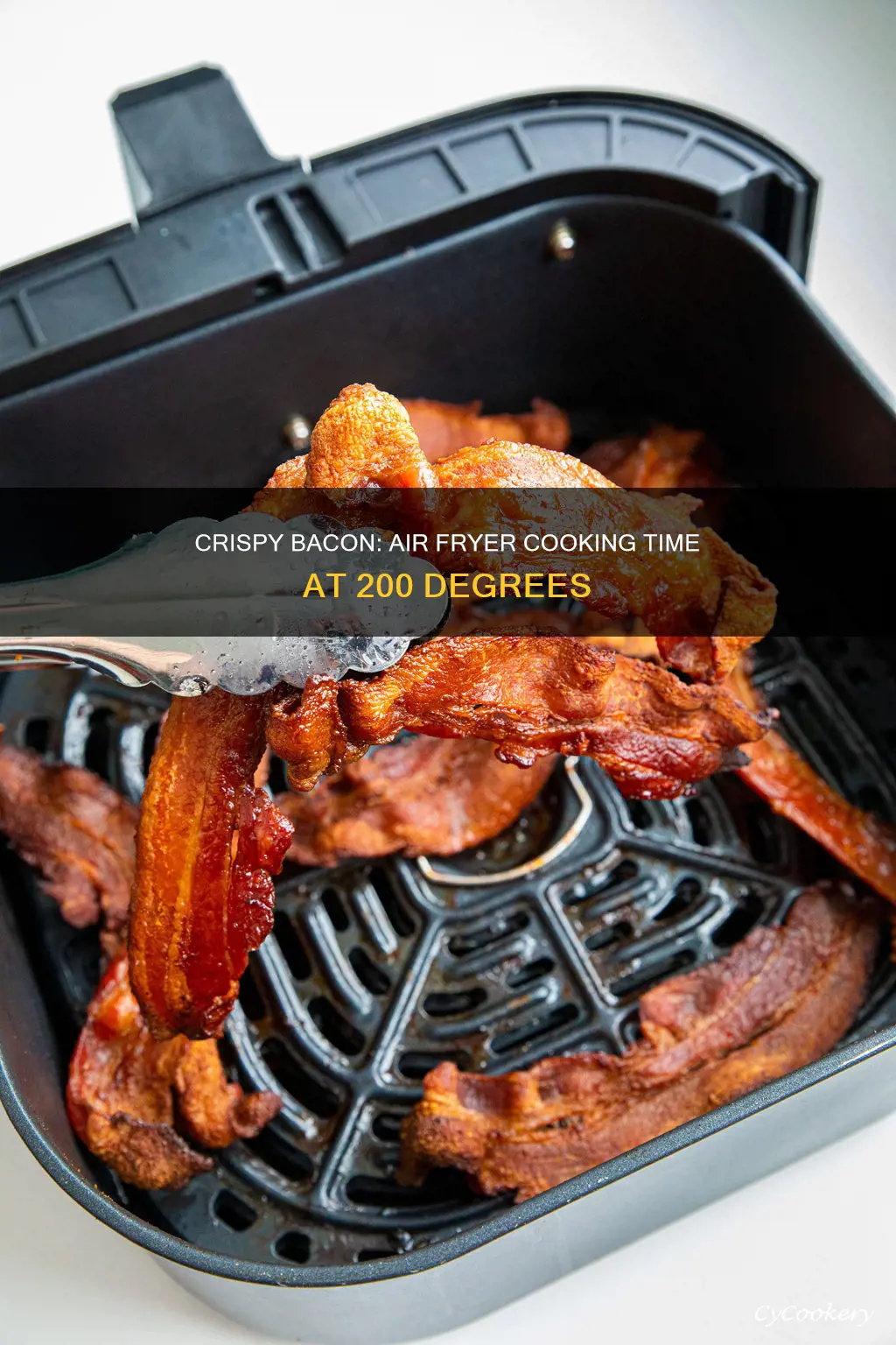 how long to cook bacon in air fryer 200 degrees