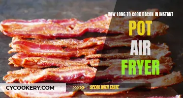 Crispy Bacon: Instant Pot Air Fryer Cooking Time Guide