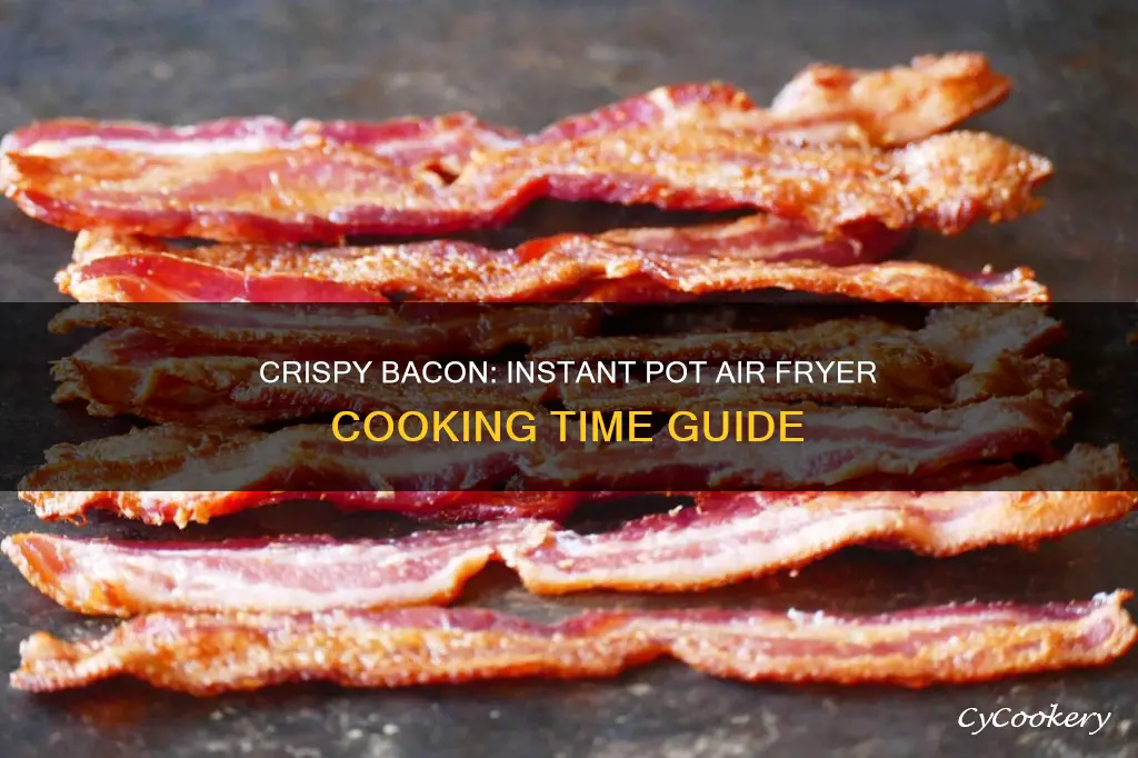 how long to cook bacon in instant pot air fryer