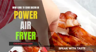 Crispy Bacon in Minutes: Power Air Fryer Cooking Time