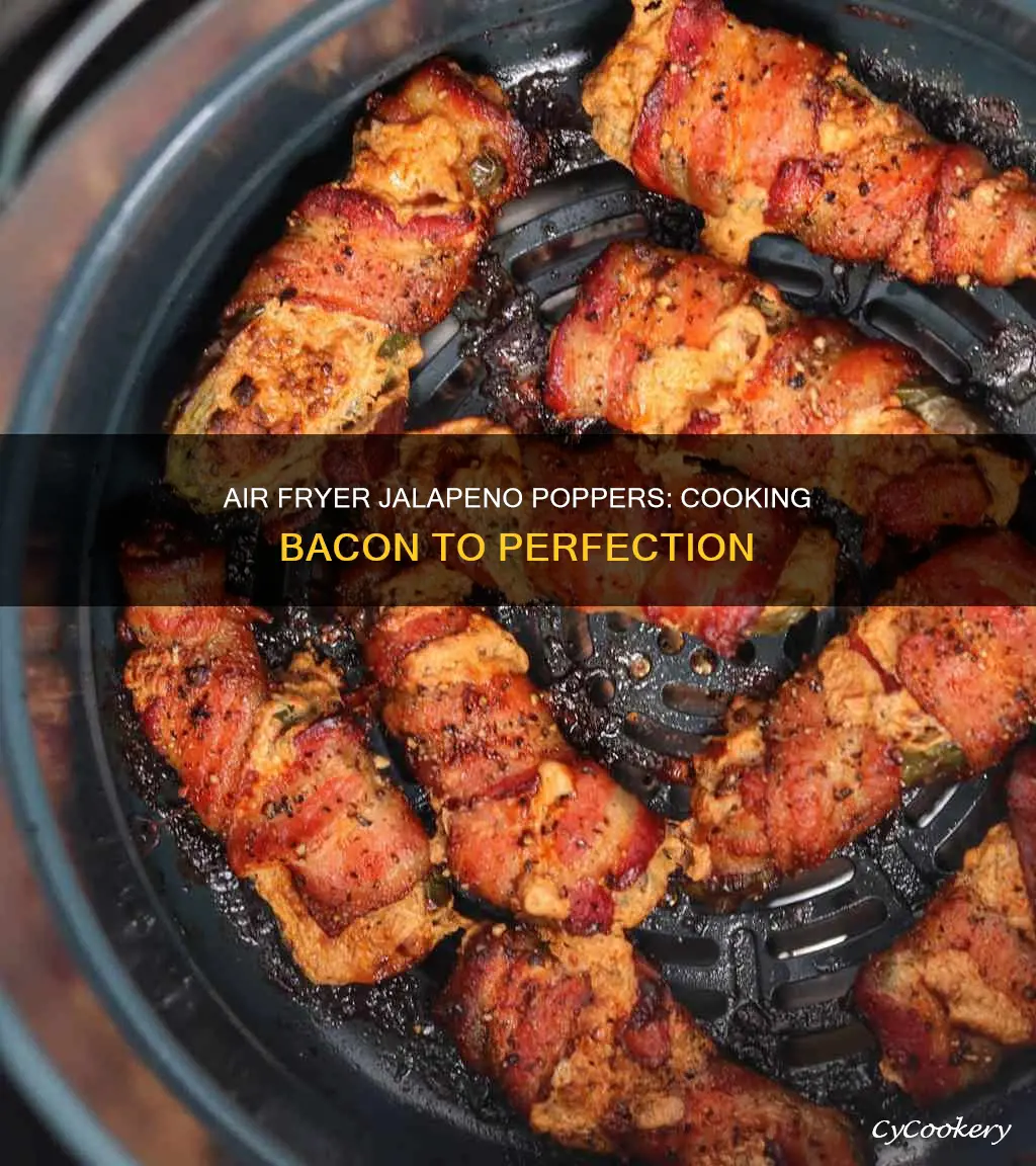 how long to cook bacon jalapeno poppers in air fryer
