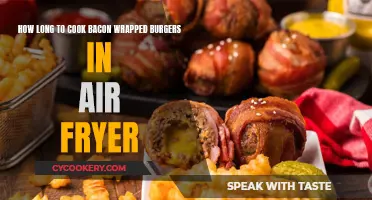 Bacon-Wrapped Burgers: Air Fryer Cooking Time Tips