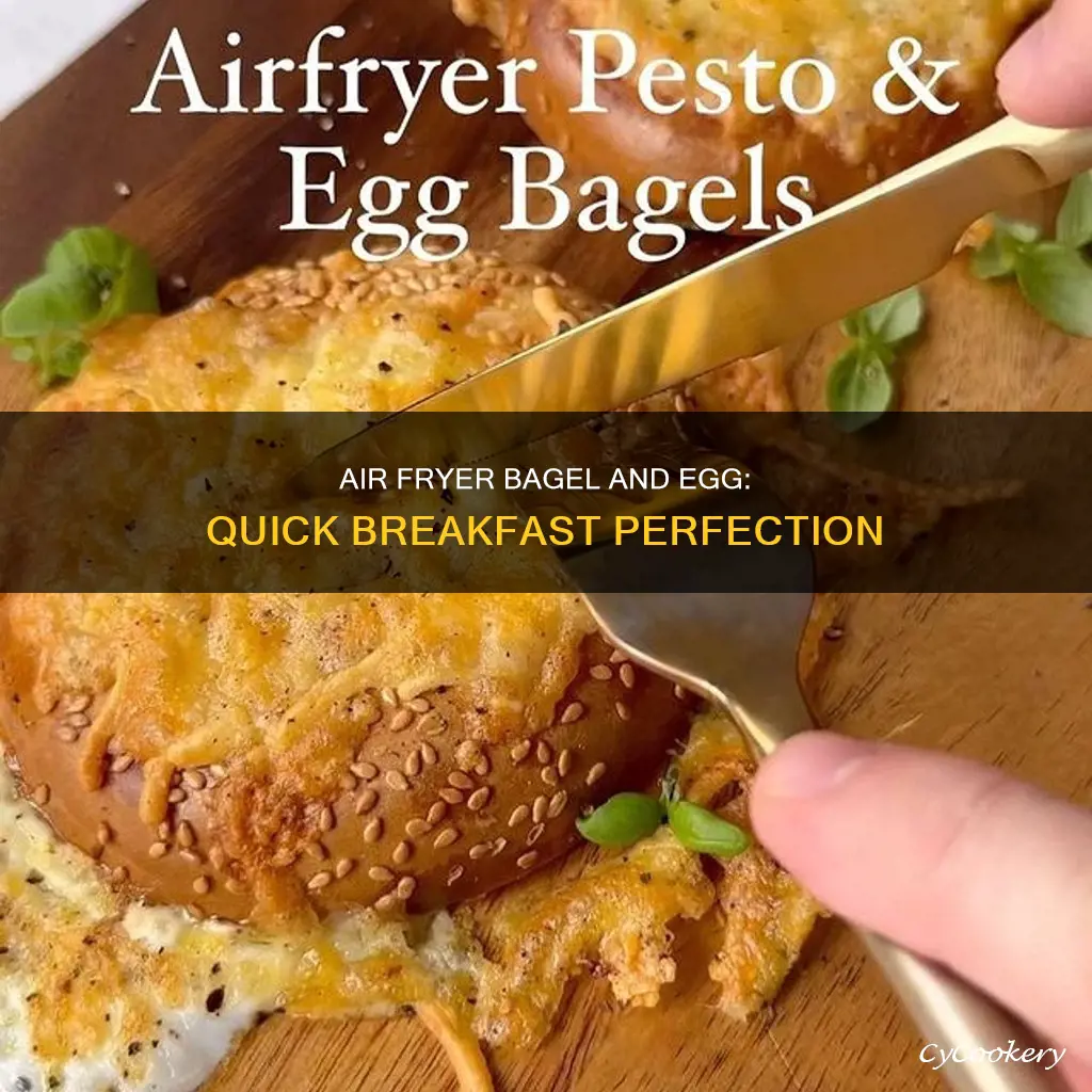 how long to cook bagel and egg in air fryer