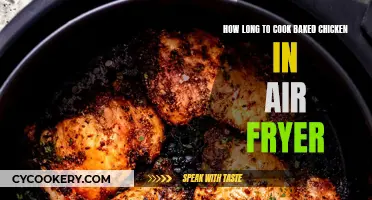 Air-Fryer Baked Chicken: Cooking Time Perfection
