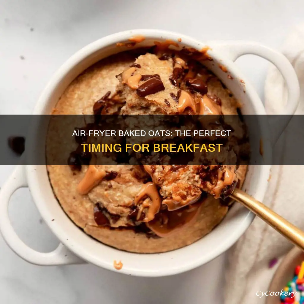 how long to cook baked oats in air fryer