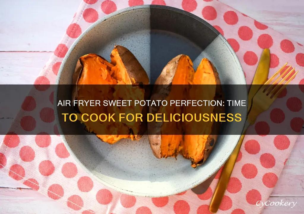 how long to cook baked sweet potatoes in air fryer