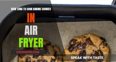 Perfectly Baked Cookies: Air Fryer Cooking Times Revealed