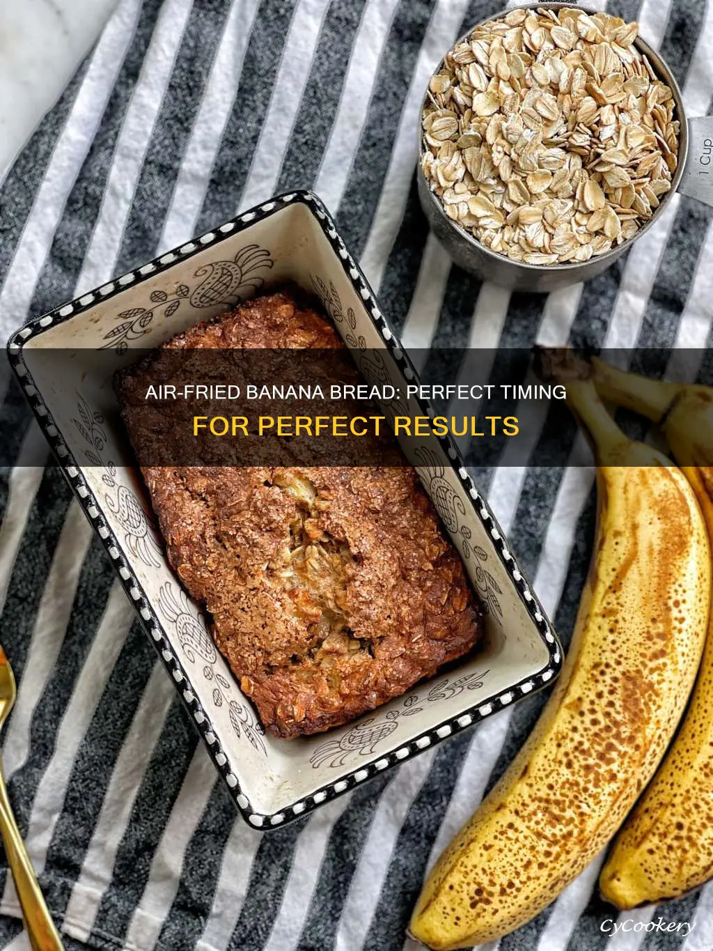 how long to cook banana bread in an air fryer
