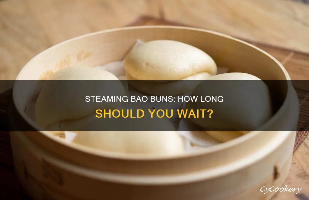 how long to cook bao buns in steamer