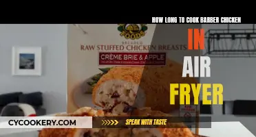 Barber Chicken Perfection: Air Fryer Cooking Time Revealed