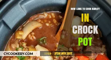 Barley in a Crock Pot: Cooking Time and Tips