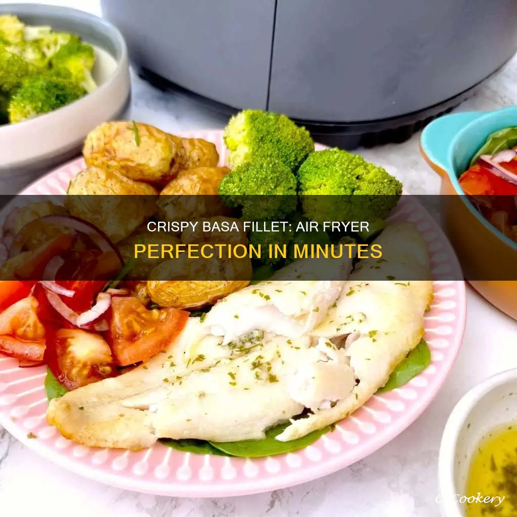 how long to cook basa fillet in air fryer