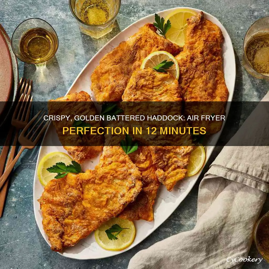 how long to cook battered haddock in air fryer