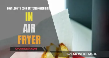 Air Fryer Battered Onion Rings: Cooking Time Perfection