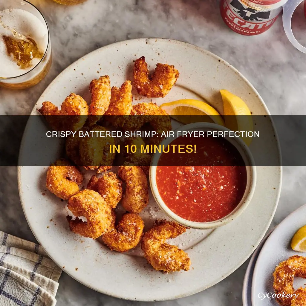 how long to cook battered shrimp in air fryer