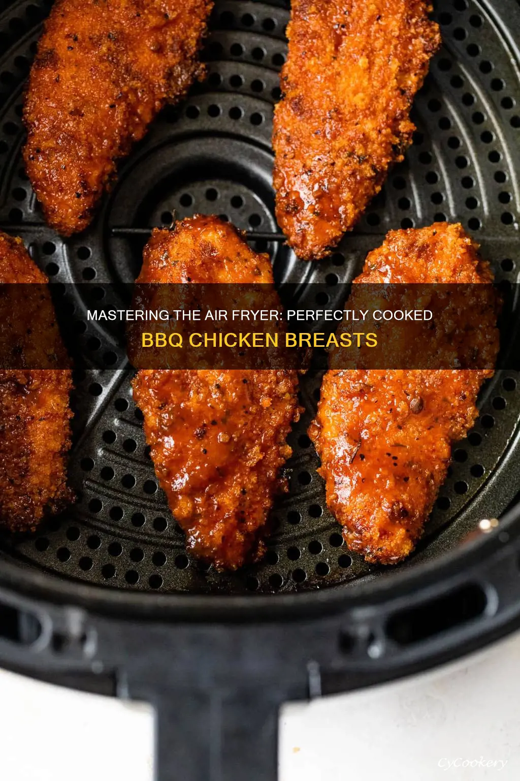 how long to cook bbq chicken breast in air fryer