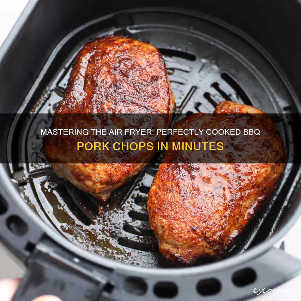 how long to cook bbq pork chops in air fryer