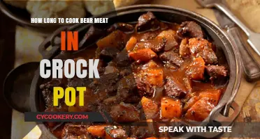 Slow Cooking Bear Meat: How Long in the Crock Pot?