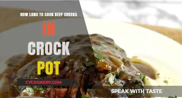 Slow-Cooked Comfort: Beef Cheeks in a Crock Pot