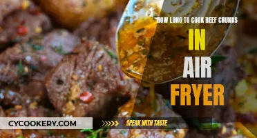 Beef Chunk Perfection: Air Fryer Cooking Time Guide