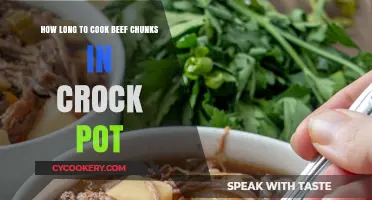 Beef Chunks: Crock Pot Cooking Time Explained