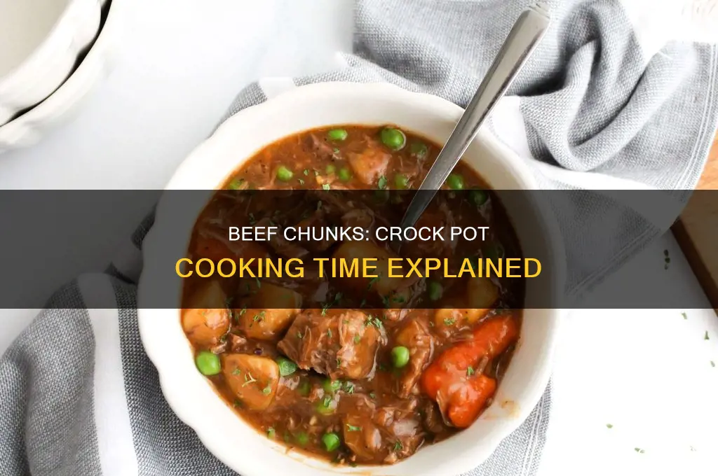 how long to cook beef chunks in crock pot