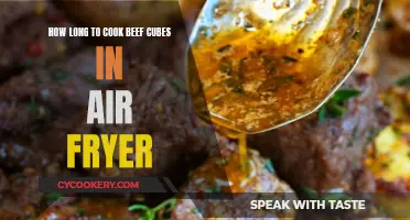 Beef Cube Perfection: Air Fryer Cooking Time Guide