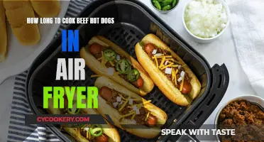 Air-Fryer Beef Hot Dogs: Quick, Crispy, and Delicious