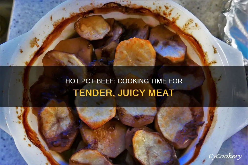 how long to cook beef in hot pot