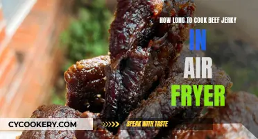 Perfectly Crispy Beef Jerky: Air Fryer Cooking Time Guide