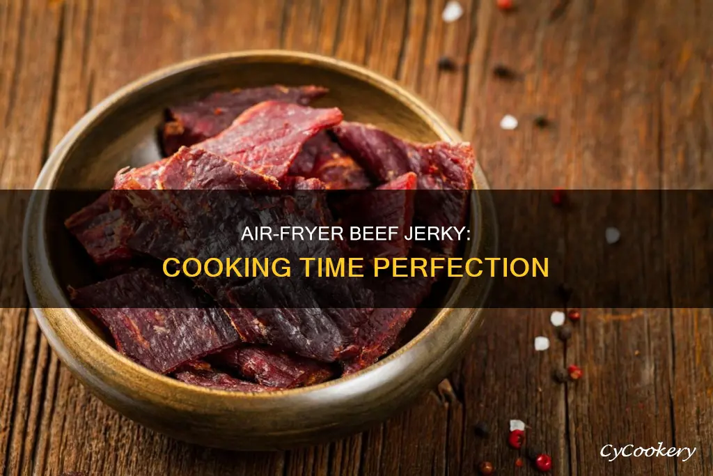 how long to cook beef jerky in air fryer