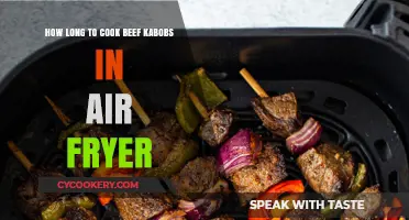 Beef Kabobs: Perfectly Cooked in 15 Minutes in the Air Fryer